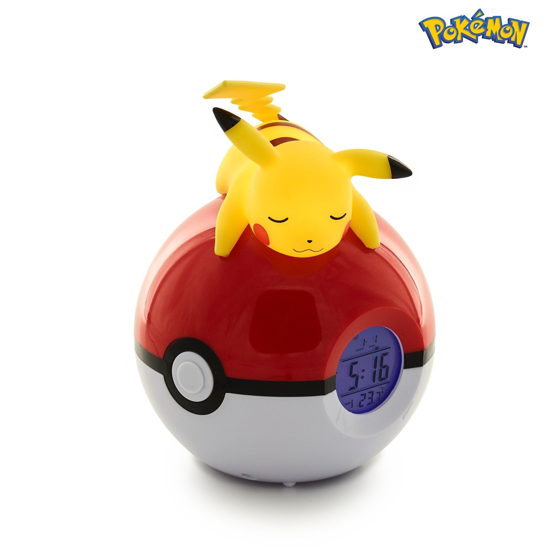 Pokemon - Horloge Alarme FM Led Pikachu - flash vidéo