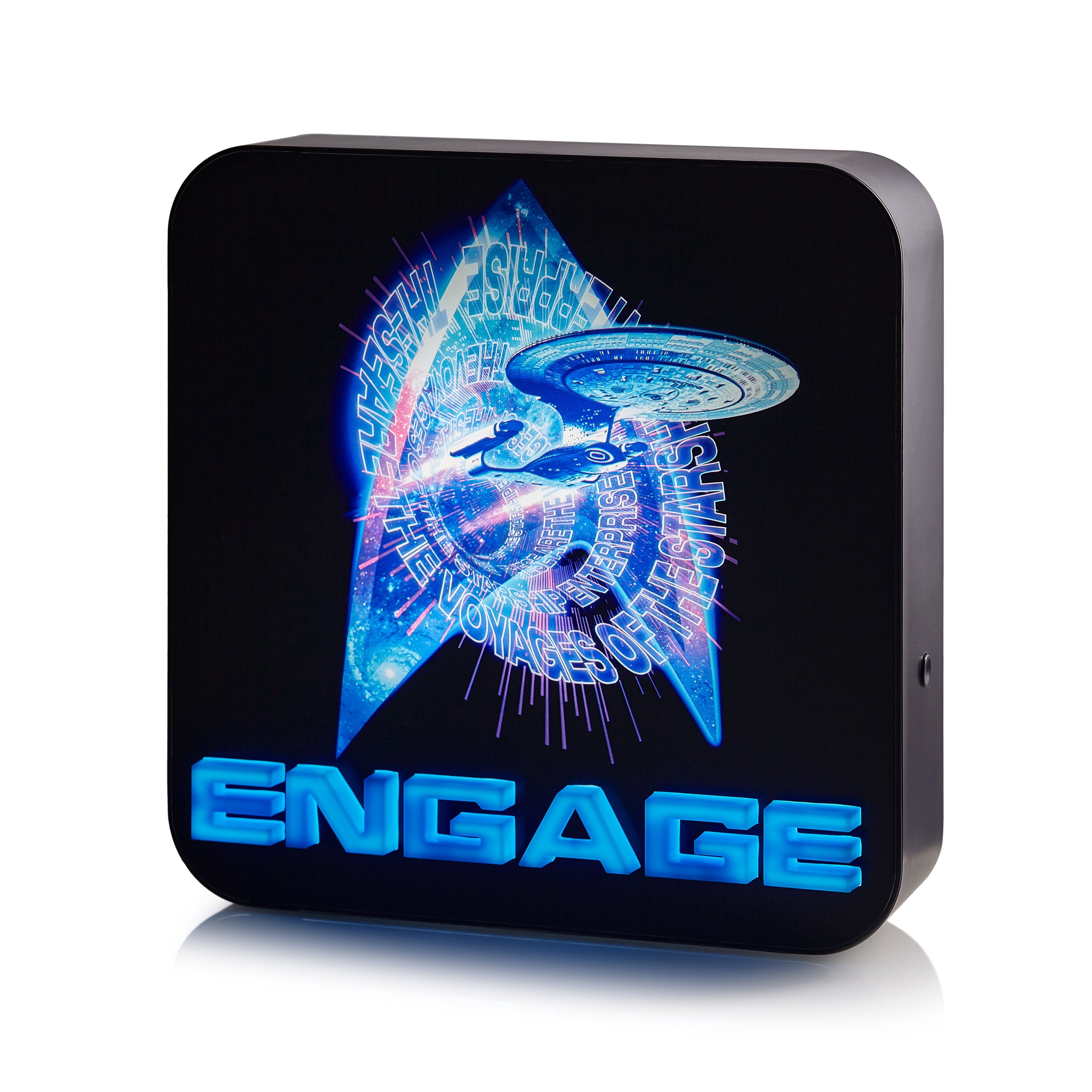 Star Trek - Lampe de bureau / Applique murale 3D Starfleet Logo - flash vidéo