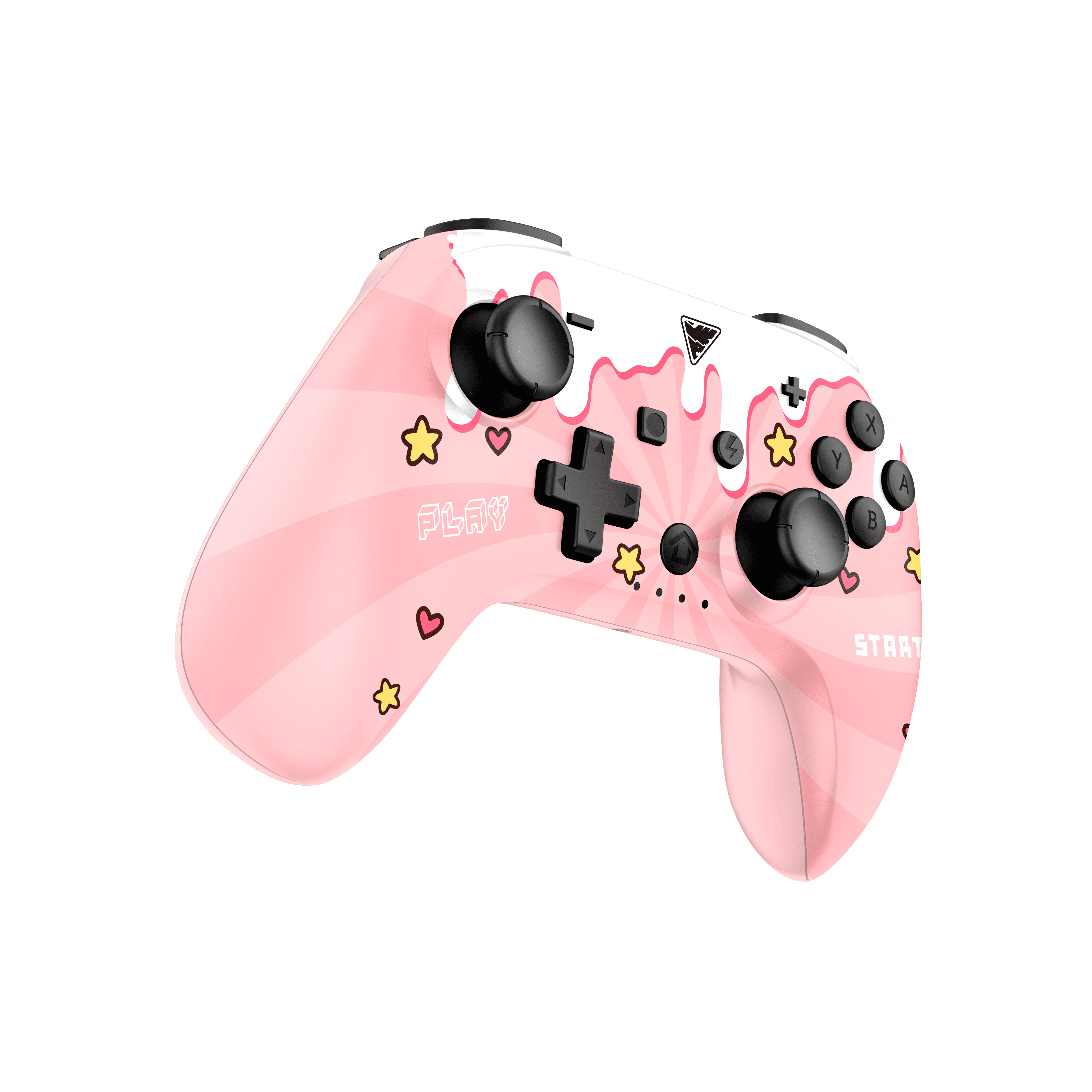 DragonShock - Manette compacte sans fil Bluetooth PopTop Sweet Pink pour Nintendo Switch et Switch OLED - flash vidéo