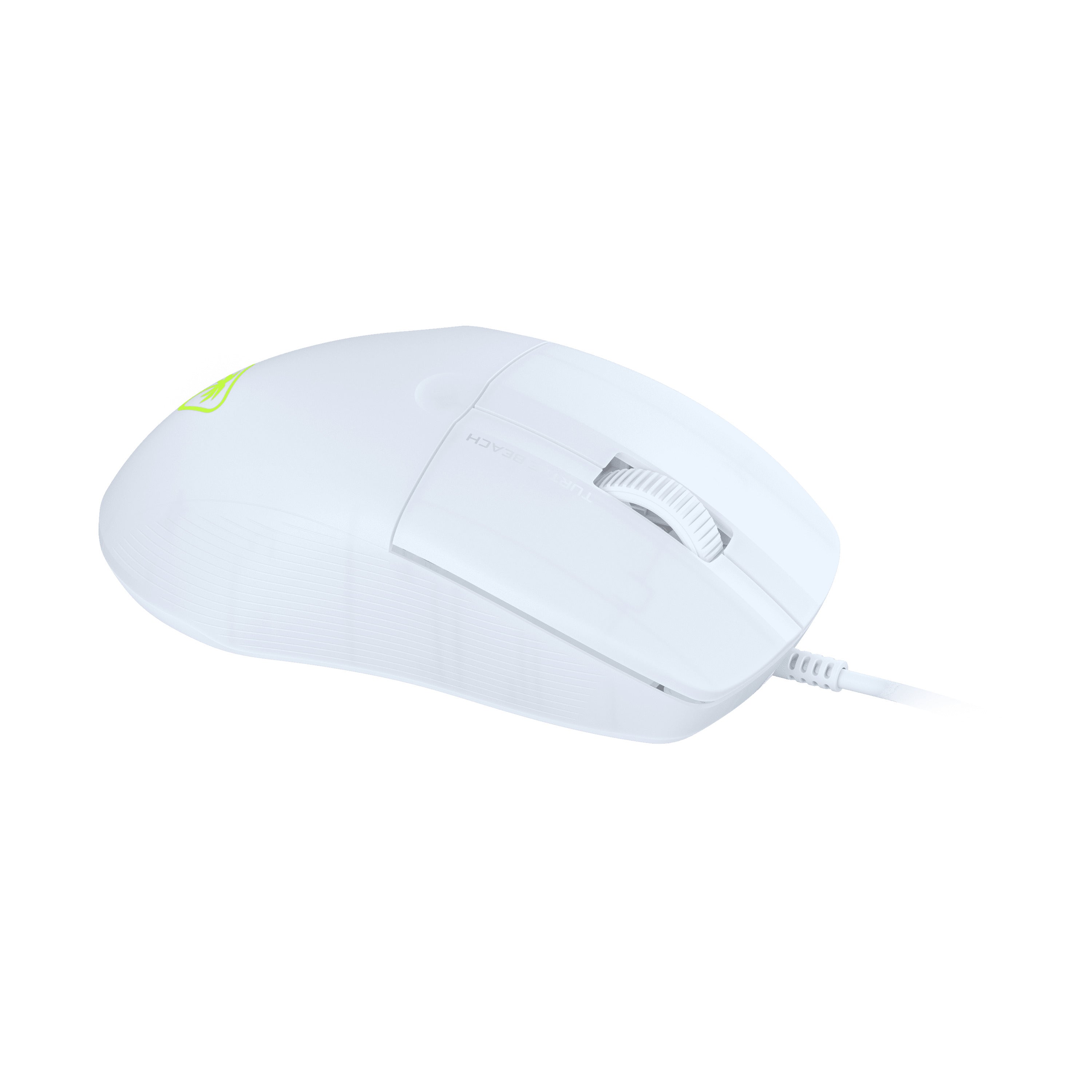 Turtle Beach - Souris de jeu filaire optique RGB ultralégère Pure SEL Blanche - flash vidéo