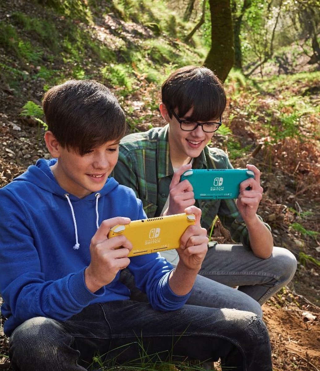 Nintendo Switch Lite Blue - flash vidéo