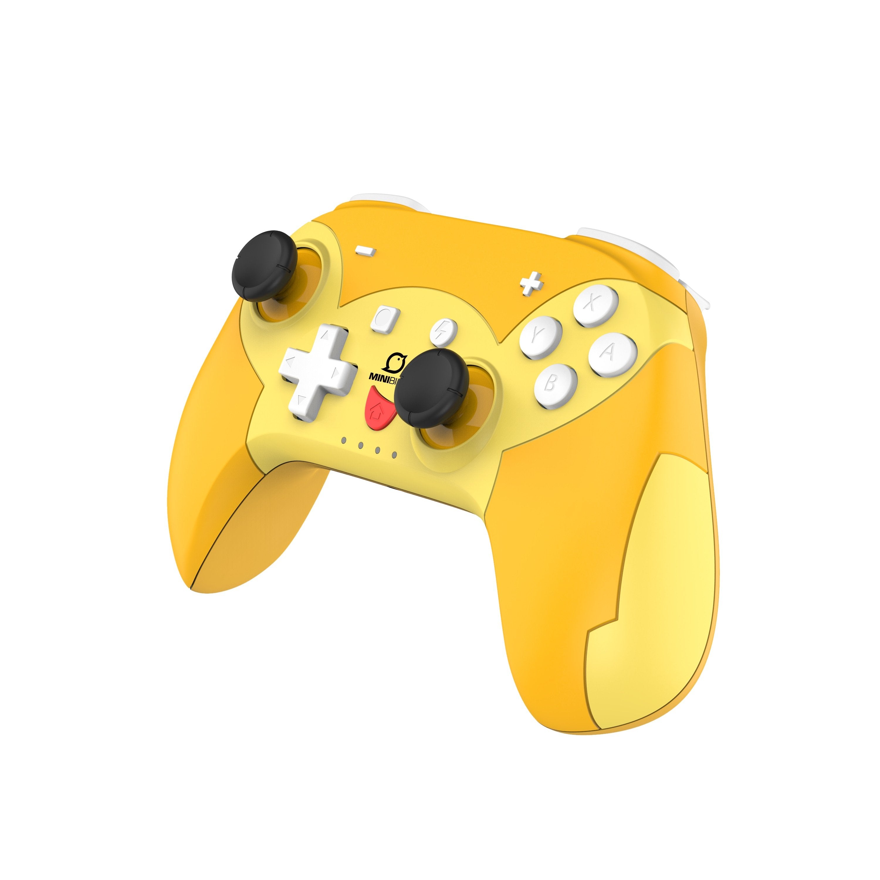 Minibird Pop Top - Manette sans fil Bluetooth "Pika" pour Nintendo Switch et Switch OLED - flash vidéo