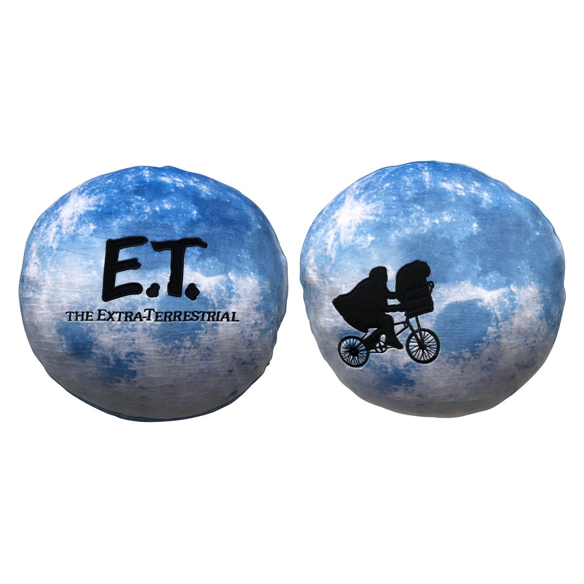 E.T., l'extra-terrestre - Coussin en forme de lune 40cm - flash vidéo