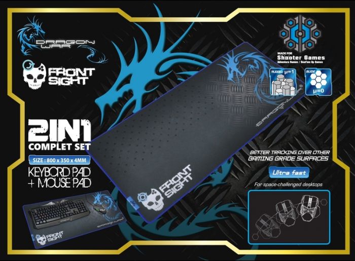 Dragonwar Front Sight XXL Gaming Mouse Mat - flash vidéo