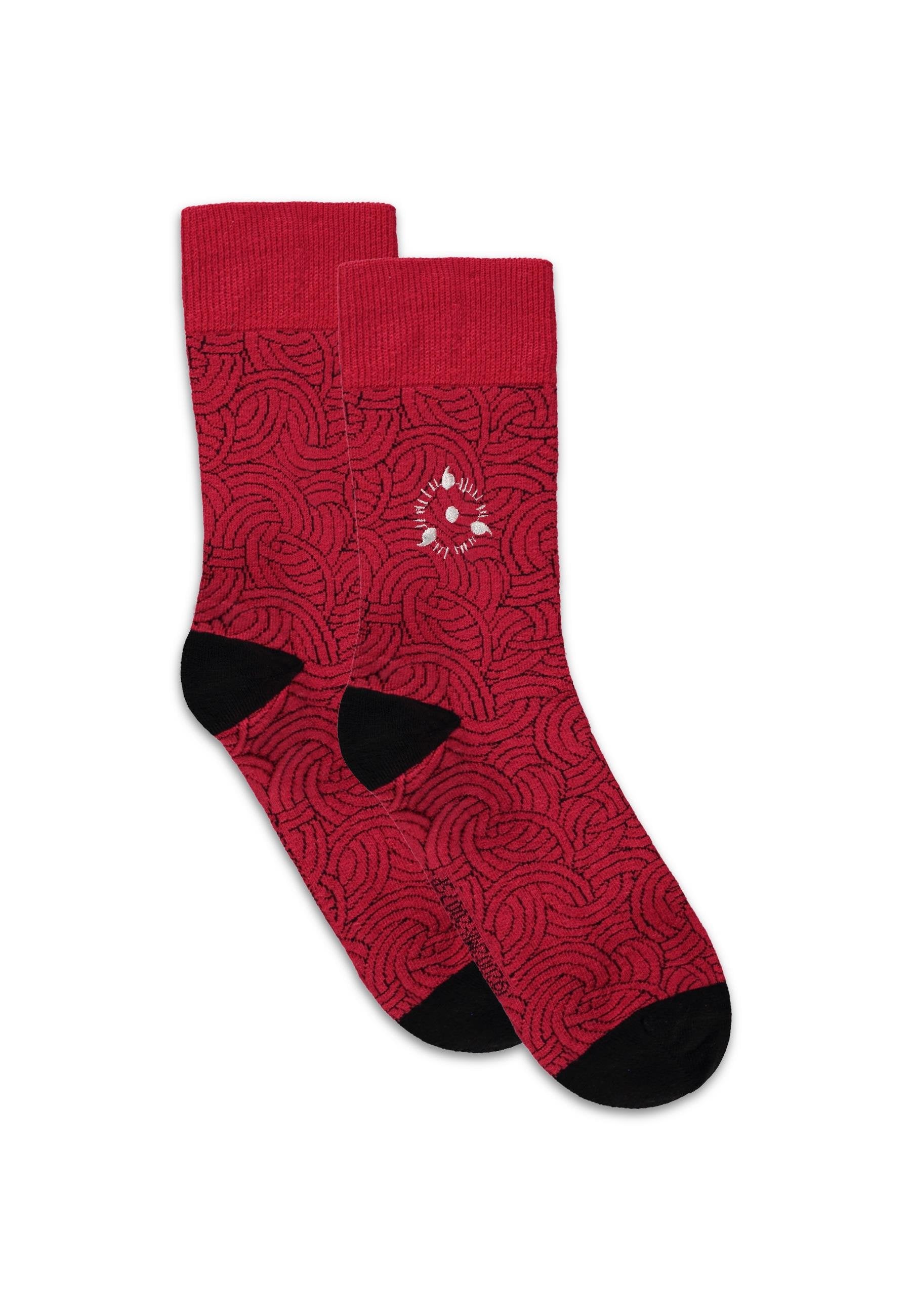 Naruto Shippuden - Pack de 5 paires de chaussettes pour homme (Taille 43/46) - flash vidéo