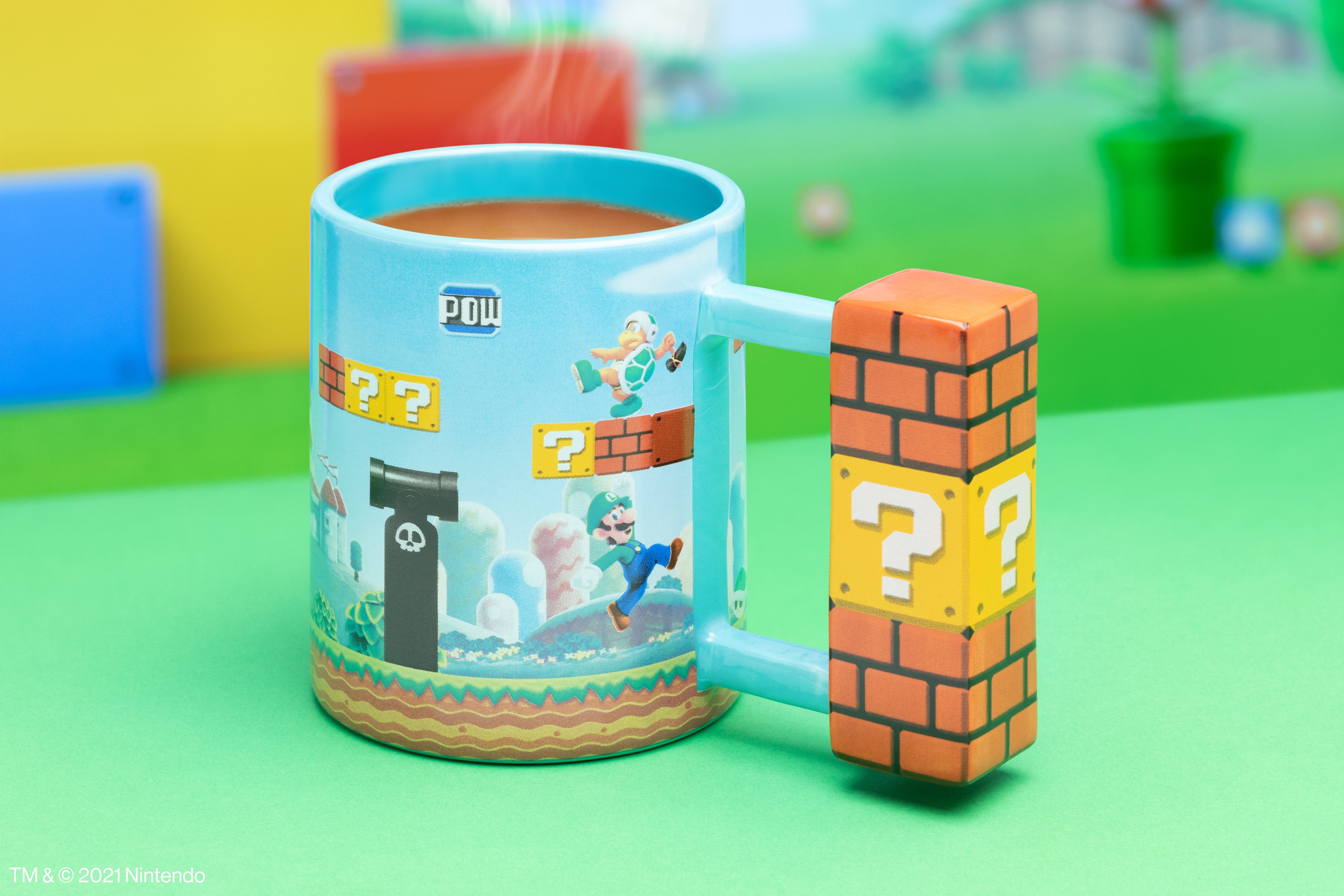 Super Mario Bros. - Mug 3D Niveau de Super Mario - flash vidéo
