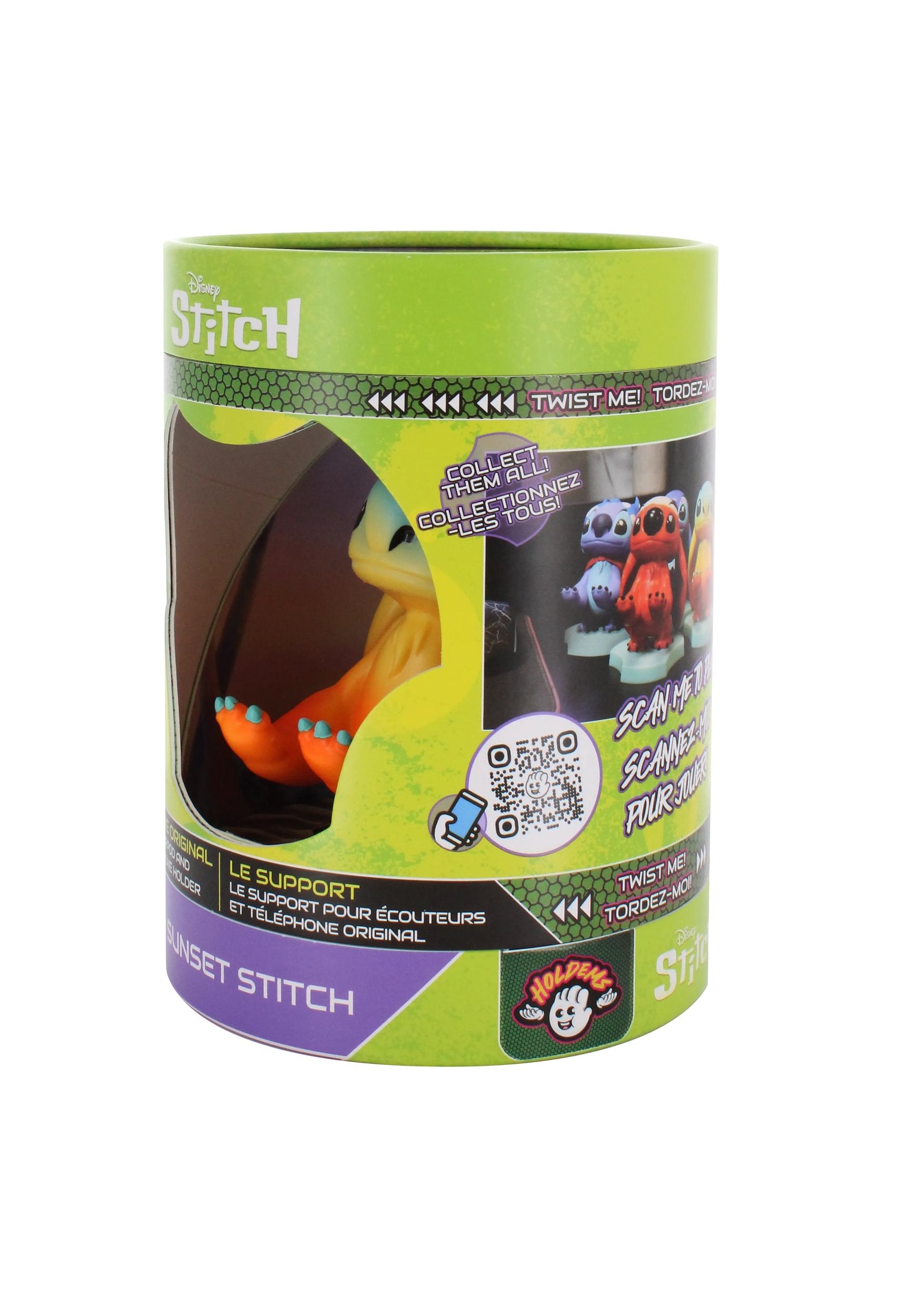 Cable Guys Holdems - Disney - Lilo et Stitch - Support pour écouteurs et téléphone Sunset Stitch - flash vidéo