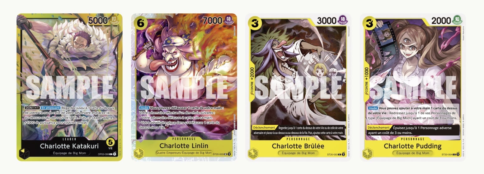 One Piece Card Game - Deck débutant (Edward Newgate / Uta / Don Quijote Doflamingo / Monkey D. Luffy / Smoker / Charlotte Katakuri - 1x deck aléatoire) - flash vidéo