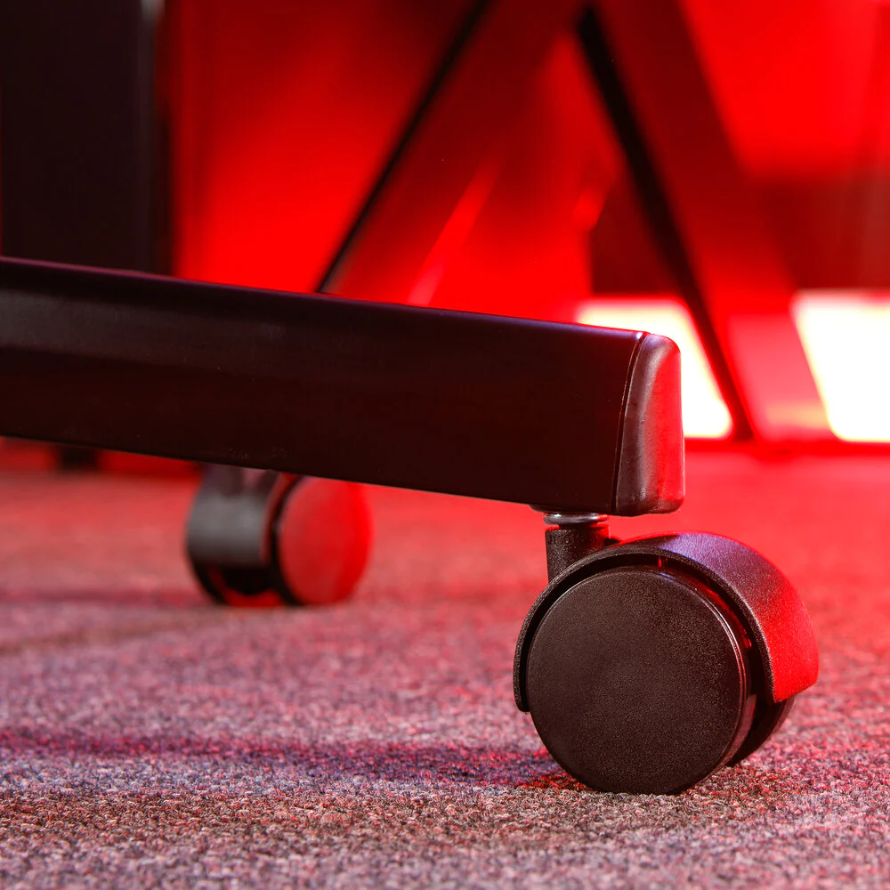 X Rocker - Chaise de jeu compacte Helix Noire - flash vidéo