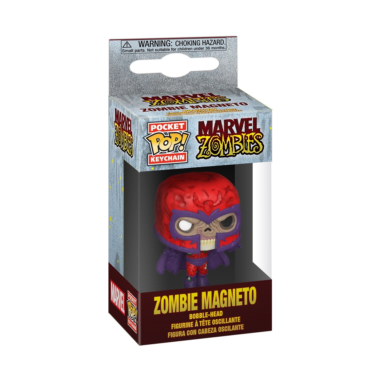 Funko Pocket Pop! Keychain Marvel Zombies: Zombie Magneto - flash vidéo
