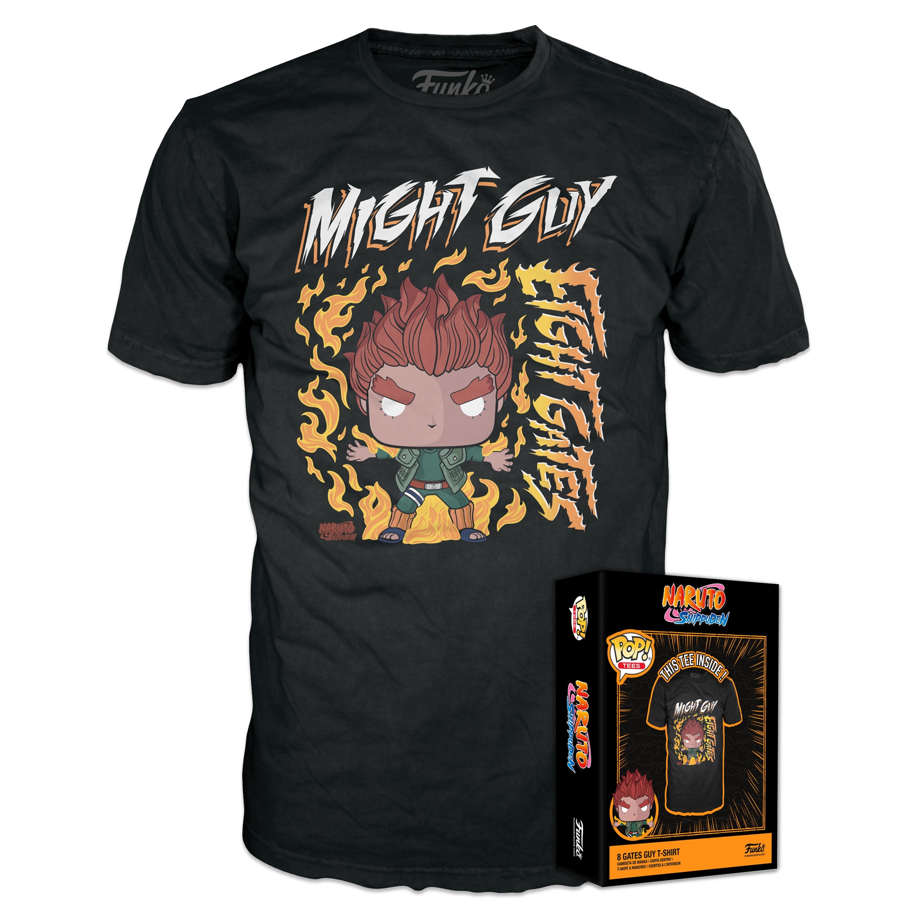 Funko Boxed Tee: Naruto - 8-Gates Guy - XL - flash vidéo