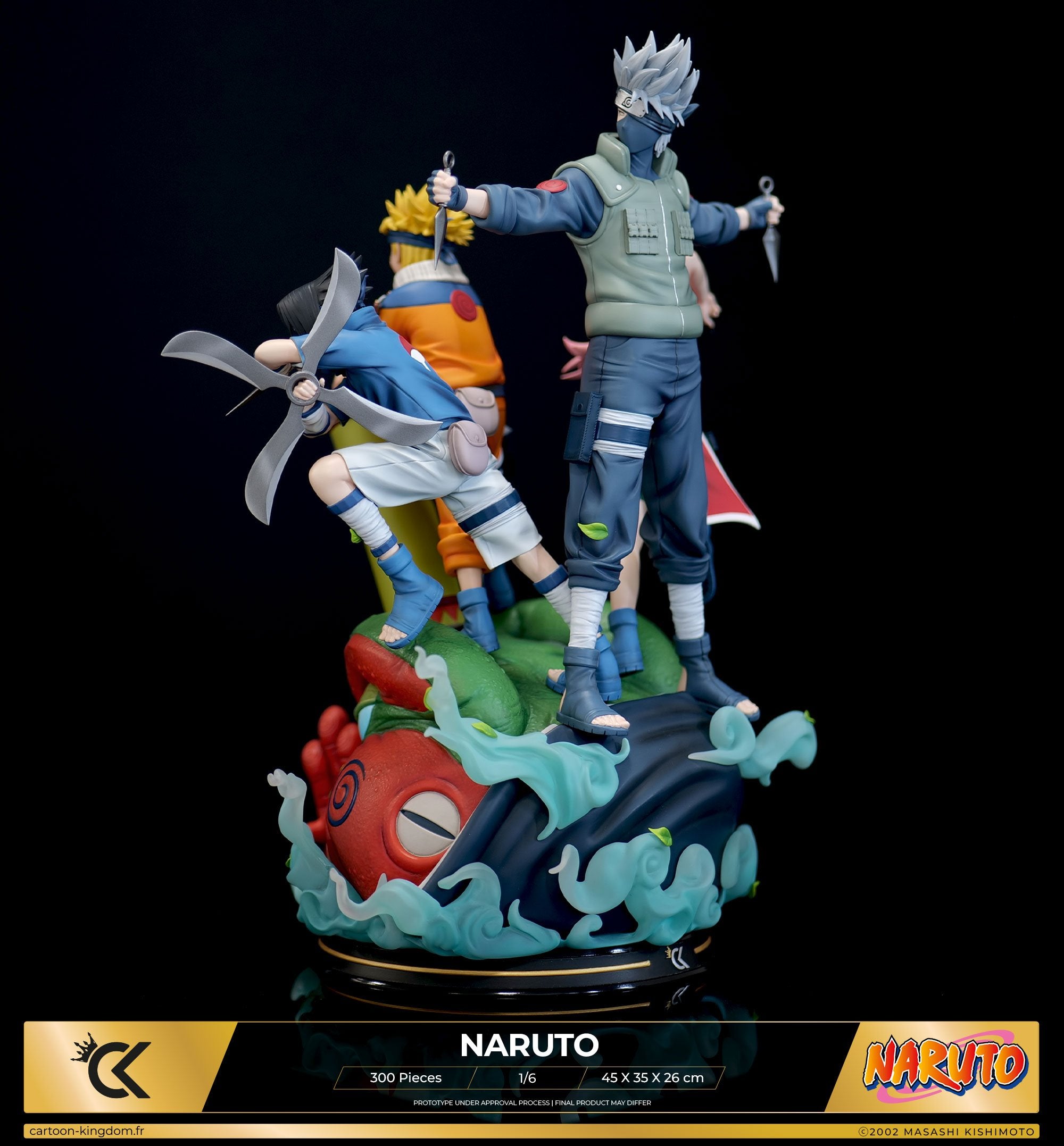 Cartoon Kingdom - 1:6 Statues - Naruto "Team 7" Statue 45cm - flash vidéo