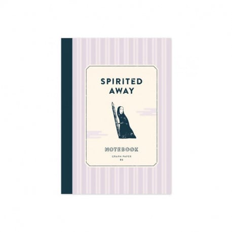 Ghibli - Le Voyage de Chihiro - Cahier 12,8 x 18,2 Rayures - flash vidéo