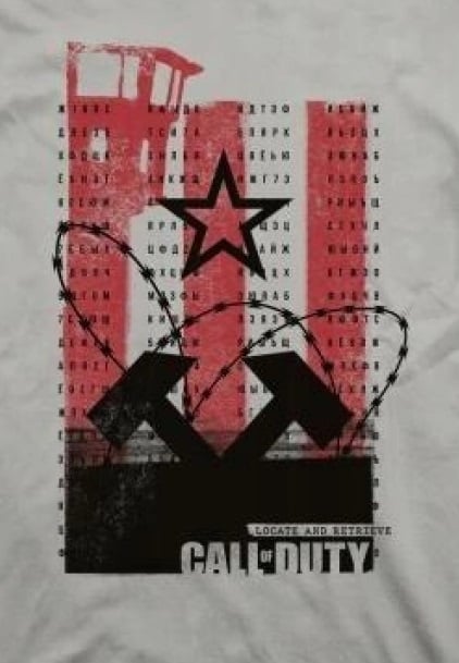 Call of Duty: Cold War T-Shirt "Wall" Gris Clair XL - flash vidéo
