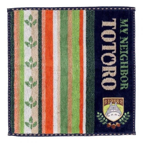 Ghibli - Mon voisin Totoro - Essuie-mains Écusson Totoro 25x25cm - flash vidéo