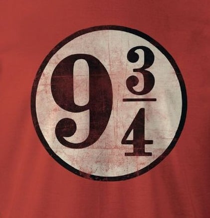 Harry Potter - T-Shirt Rouge Voie 9 3/4 - XL - flash vidéo