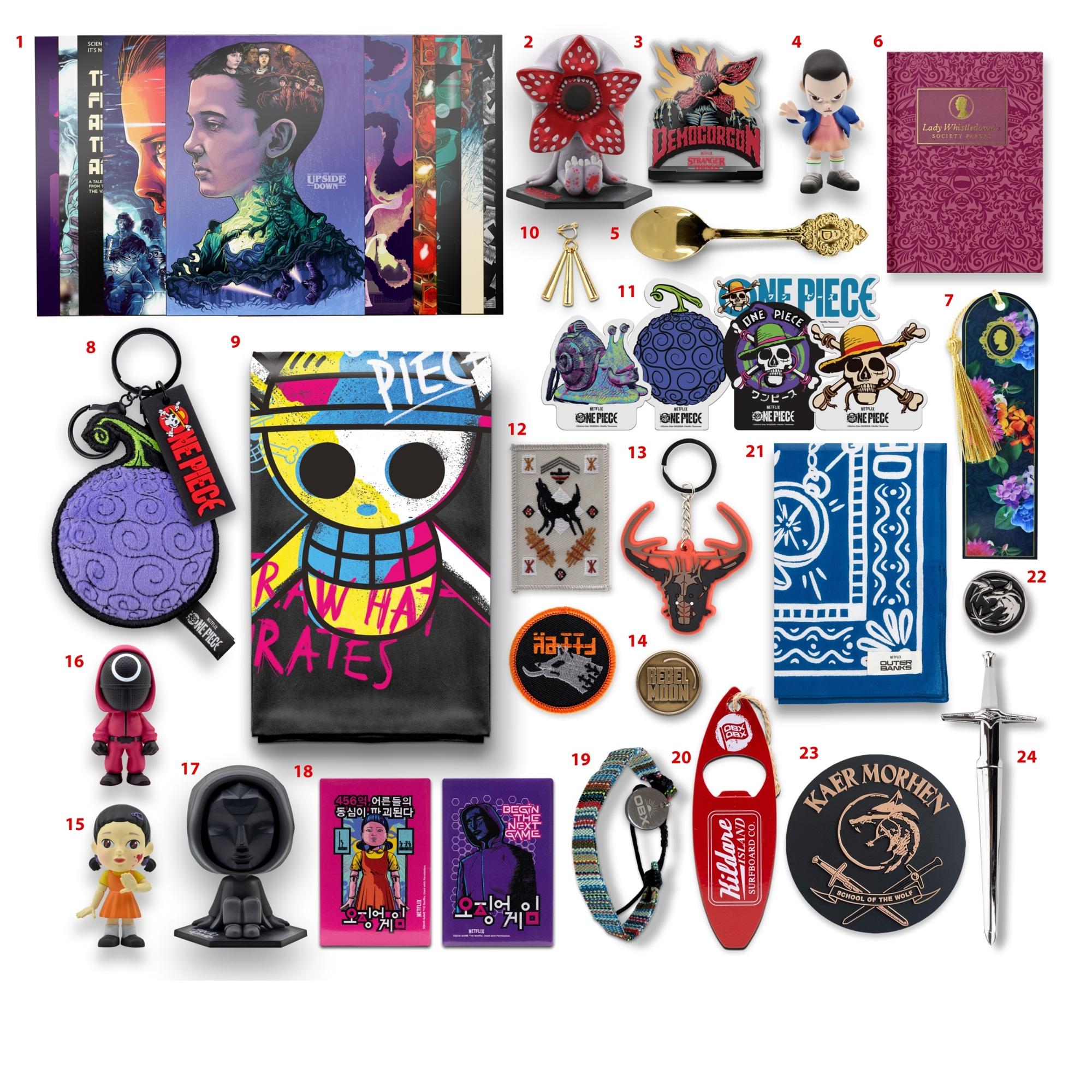 YuMe Toys - Calendrier de l'Avent 24 jours Netflix - flash vidéo