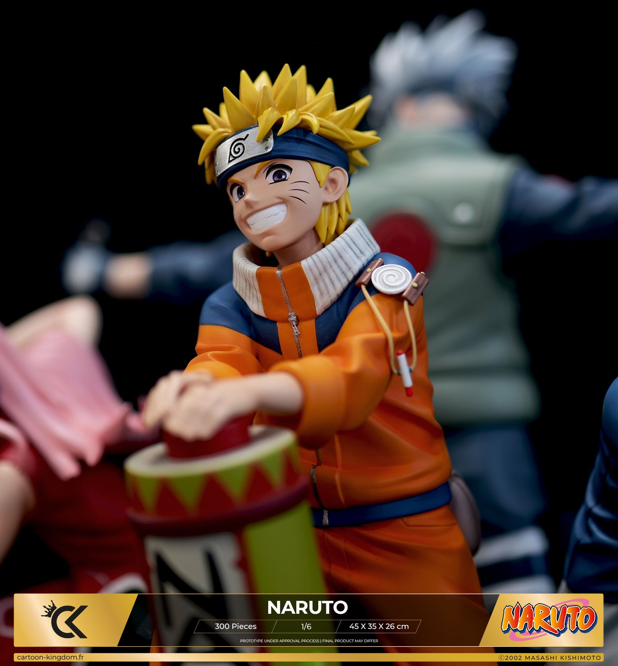 Cartoon Kingdom - 1:6 Statues - Naruto "Team 7" Statue 45cm - flash vidéo