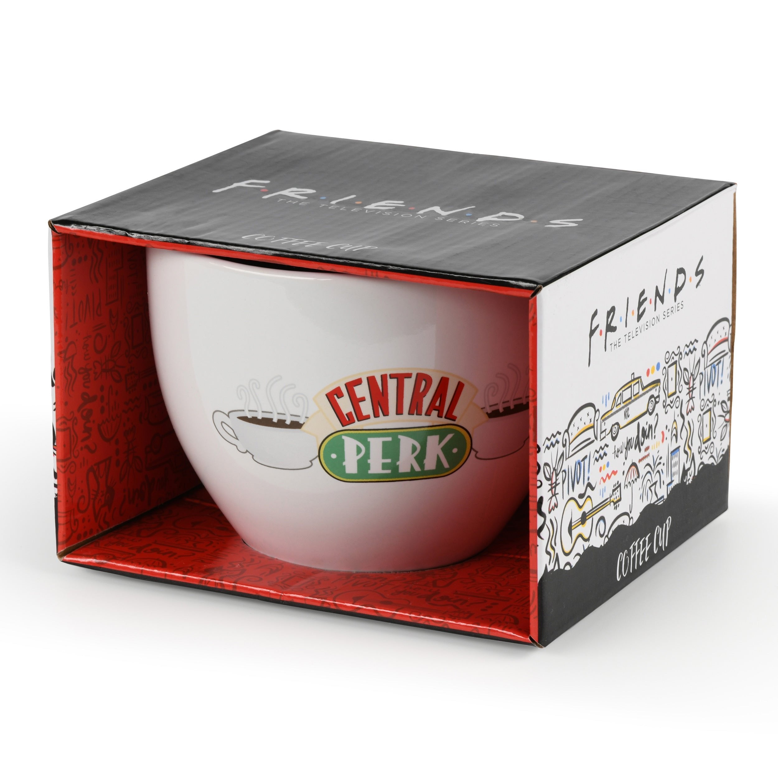Friends - Central Perk Mug Capuccino 630ml - flash vidéo