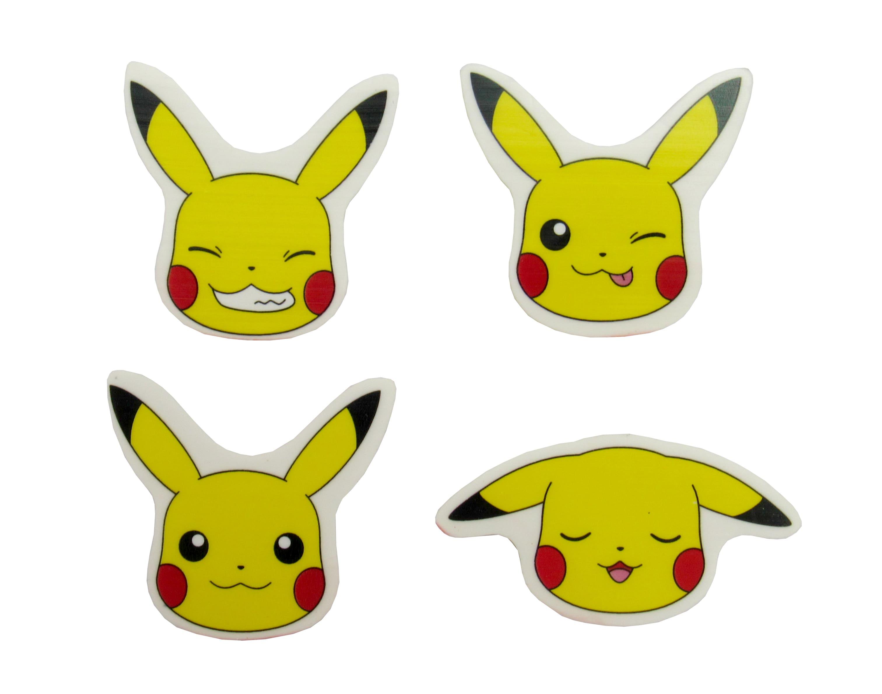 Pokémon - Set de 4 gommes - flash vidéo