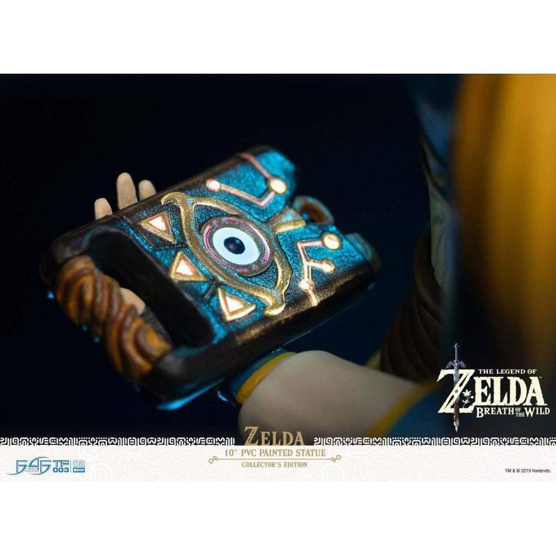 First 4 Figures - The Legend of Zelda : Breath of the Wild - Princesse Zelda Statue Edition Collector 25cm - flash vidéo