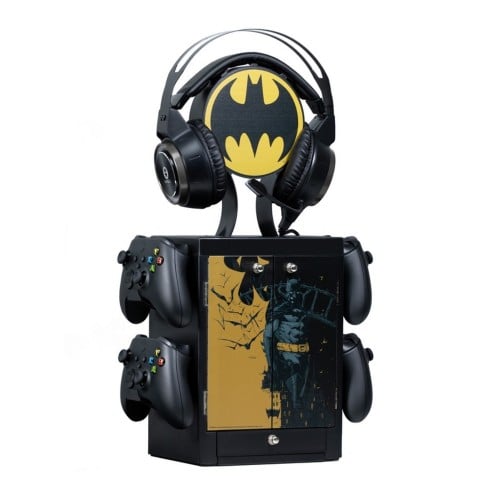 DC Comics - Meuble de rangement officiel Batman pour gamer - flash vidéo