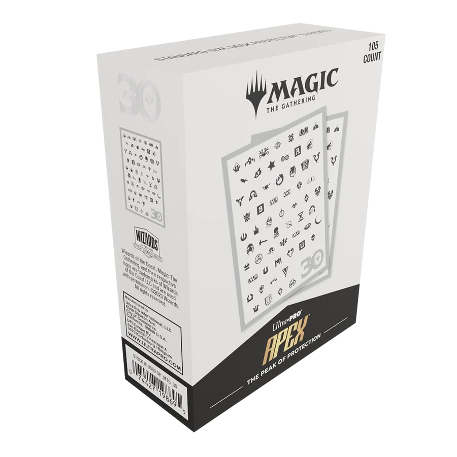 Ultra Pro - Magic: The Gathering - Sachet de 105 APEX protèges cartes standard - 30ème Anniversaire (63 x 89 mm) - flash vidéo