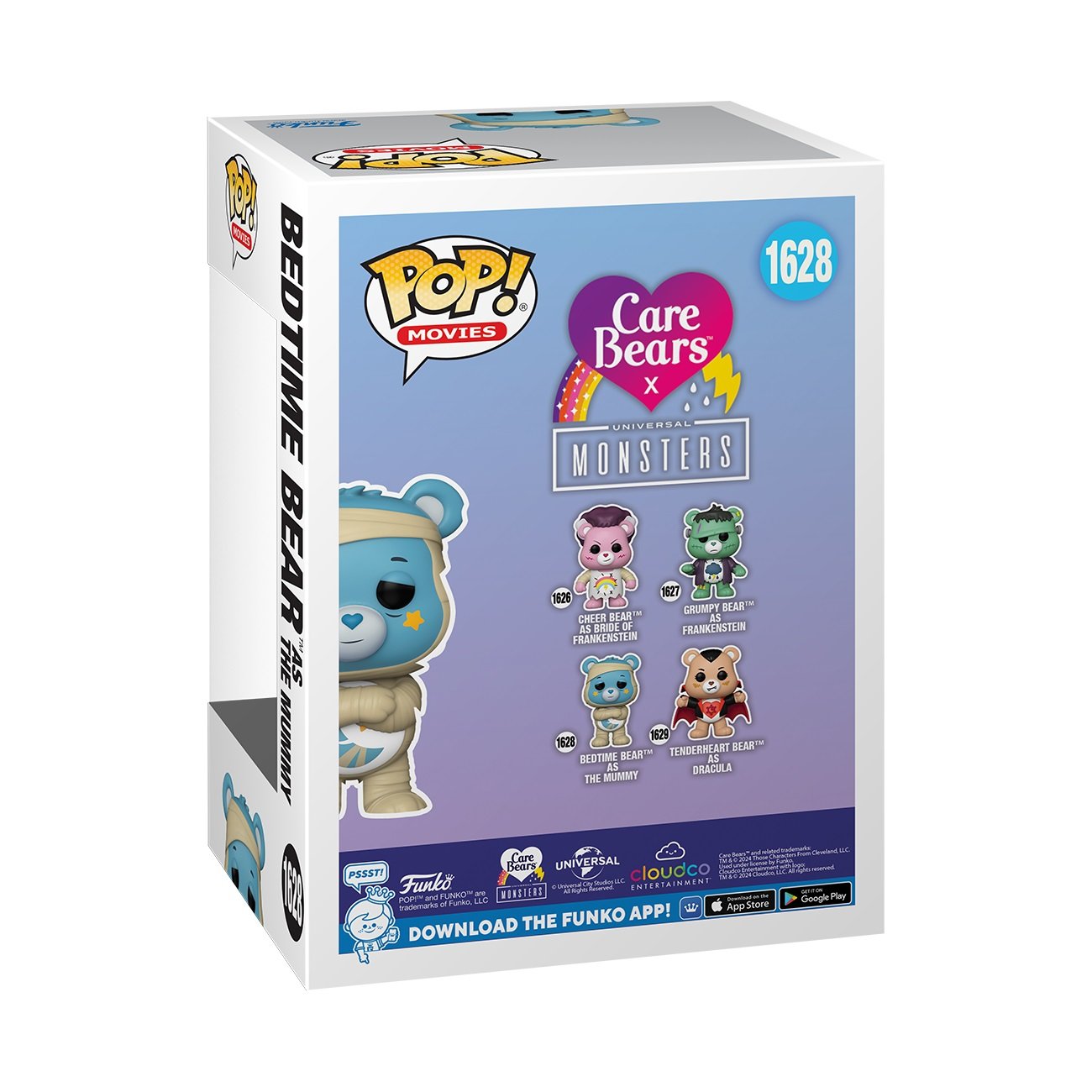 Funko Pop! Movies: Carebears x Universal Monsters - Bedtime Bear as The Mummy - flash vidéo