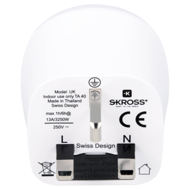 Skross Country Travel Adapter Europe to UK 2019 - flash vidéo