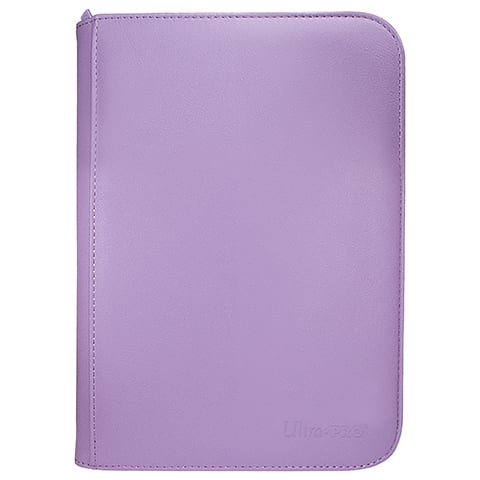 Ultra Pro - Vivid Portfolio 4 Pochettes avec Fermeture : Violet - flash vidéo
