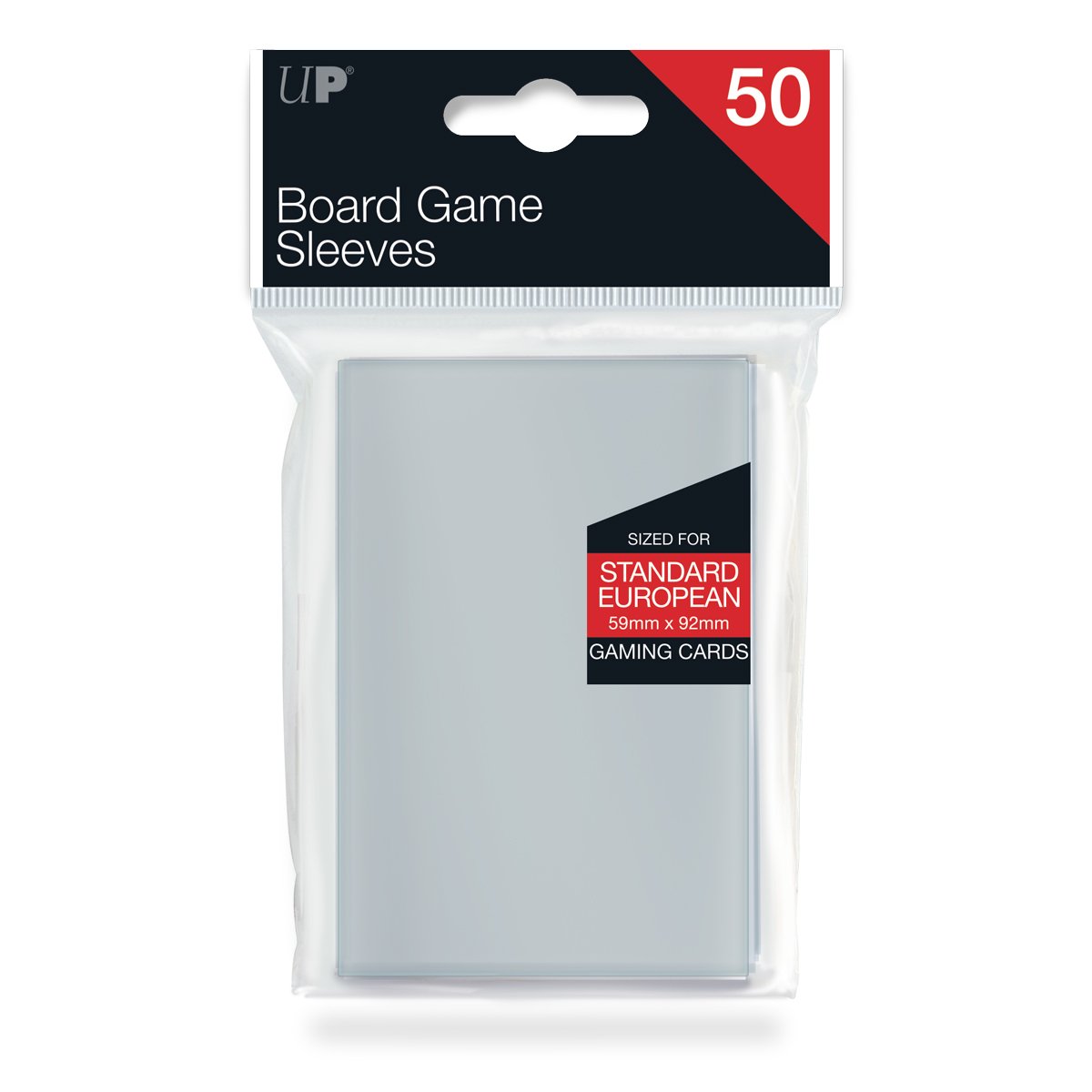 Ultra Pro - Sachet de 50 protèges cartes pour jeux de société européens standard (59 x 92 mm) - flash vidéo