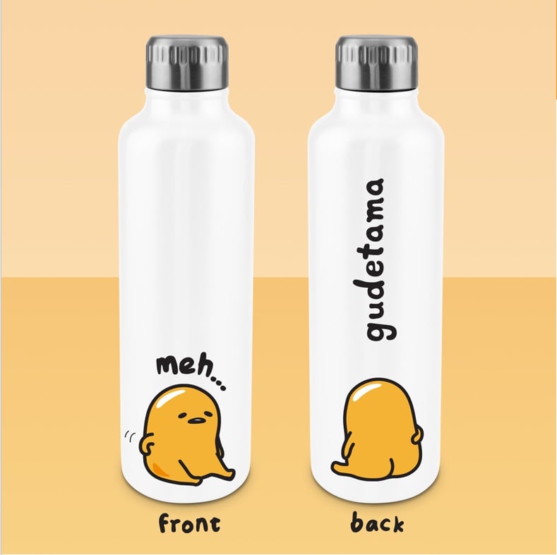 Gudetama - Bouteille d'eau en métal 500ml Gudetama - flash vidéo