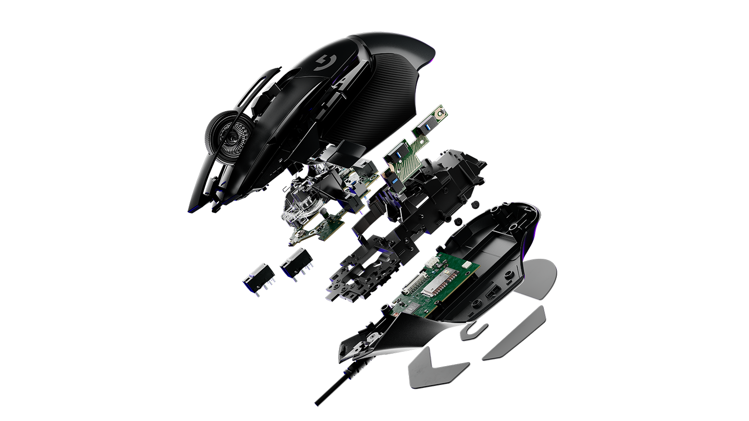 Logitech Souris de jeu sans fil G502 X PLUS RGB Noir pour PC (Windows/MacOS) - flash vidéo