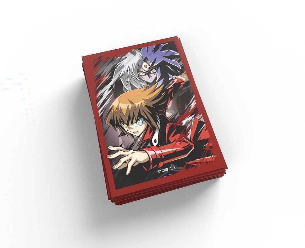 Yu-Gi-Oh! JCC - Pack de protège-cartes Jaden & Yubel (50 pochettes) - flash vidéo