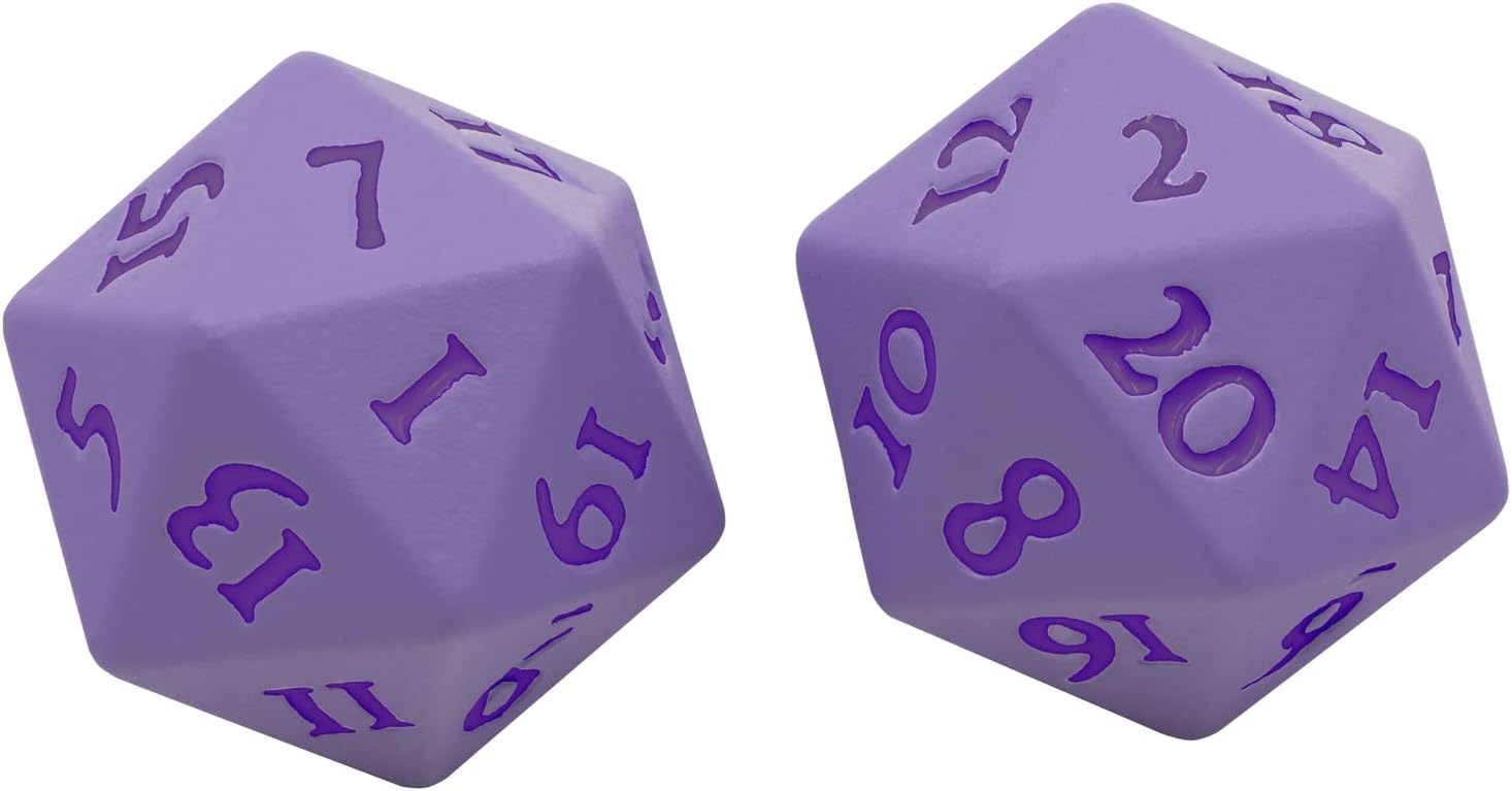 Ultra Pro - Vivid Heavy Metal D20 : Violet - flash vidéo