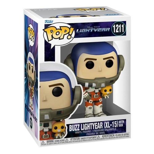 Funko Pop! Disney Pixar: Lightyear - Buzz Lightyear (XL-15) with Sox ENG Merchandising - flash vidéo