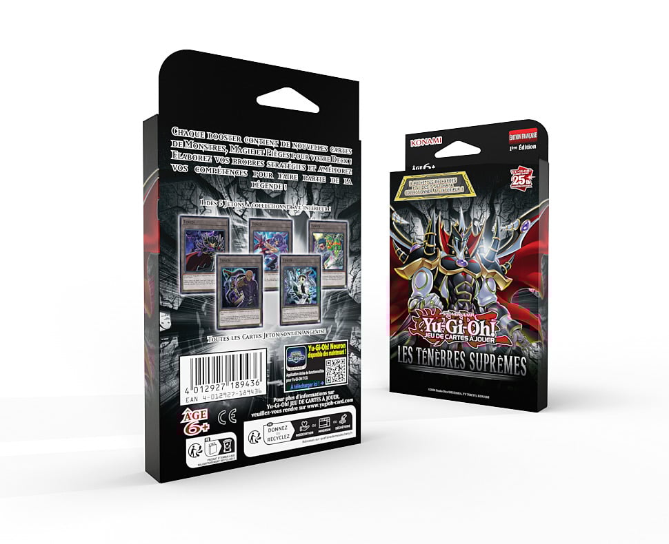 Yu-Gi-Oh! JCC - Pack de 3 Boosters Les Ténèbres Suprêmes (Blister cartonné) - flash vidéo