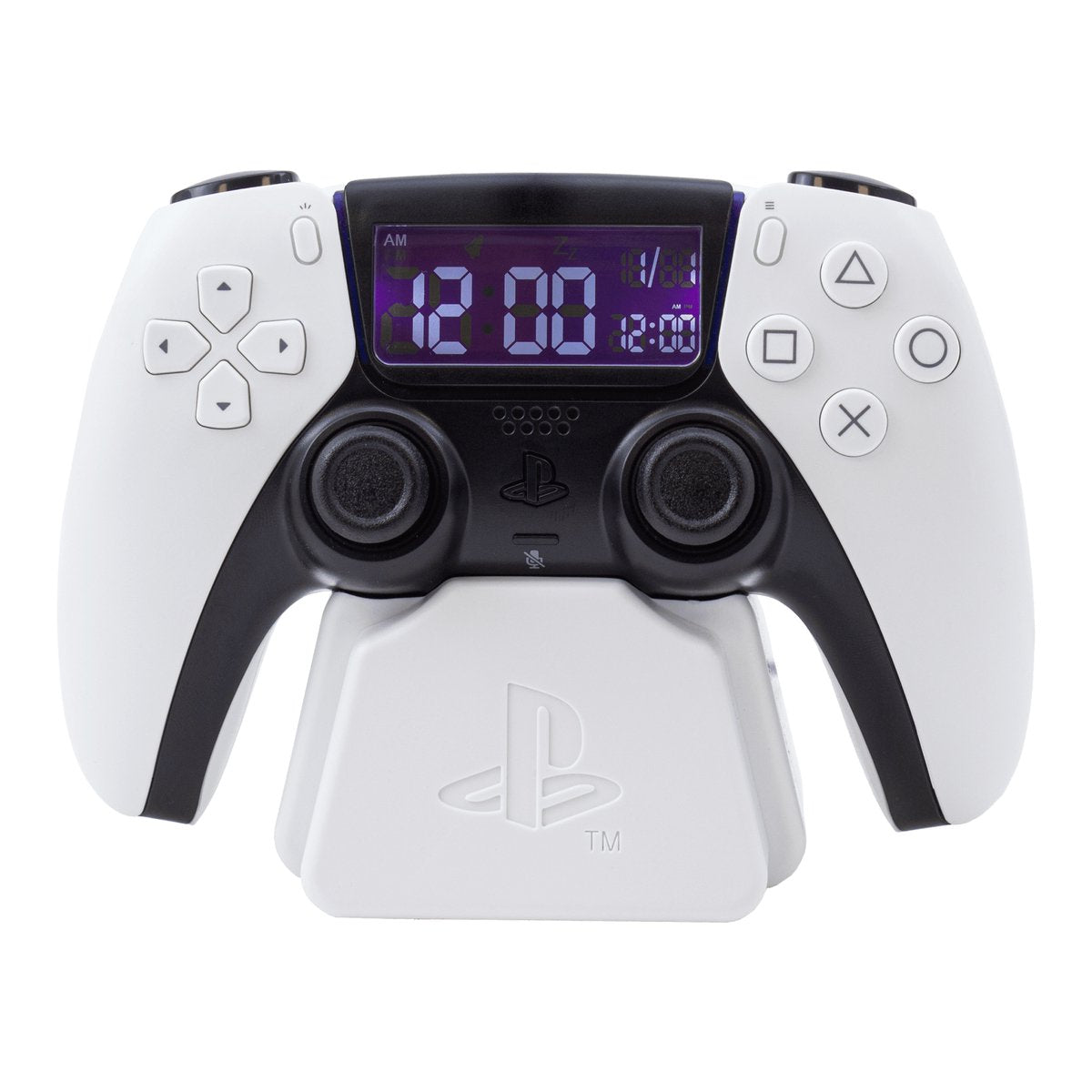 PlayStation - Réveil matin manette blanche de PlayStation 5 - flash vidéo