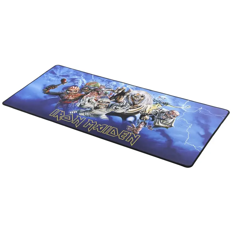 Subsonic - Iron Maiden - Tapis de souris de jeu XXL 90x40cm - flash vidéo