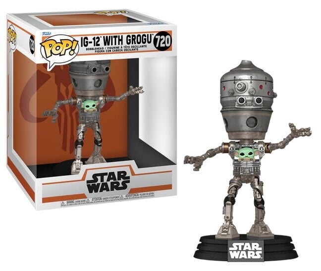 Funko Pop! Deluxe: Star Wars: The Mandalorian - IG-12 with Grogu - flash vidéo