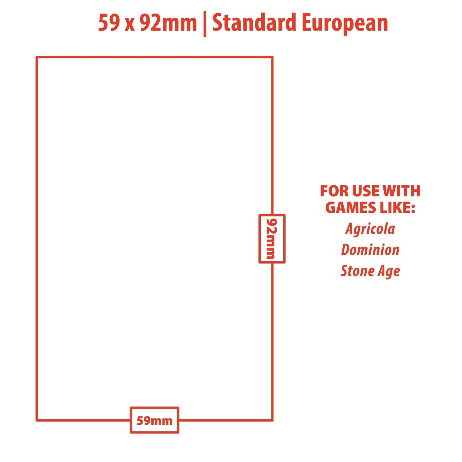 Ultra Pro - Sachet de 50 protèges cartes pour jeux de société européens standard (59 x 92 mm) - flash vidéo
