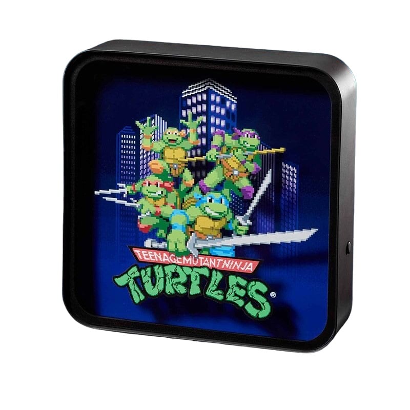 Les Tortues Ninja - Lampe en plexiglas TMNT - flash vidéo
