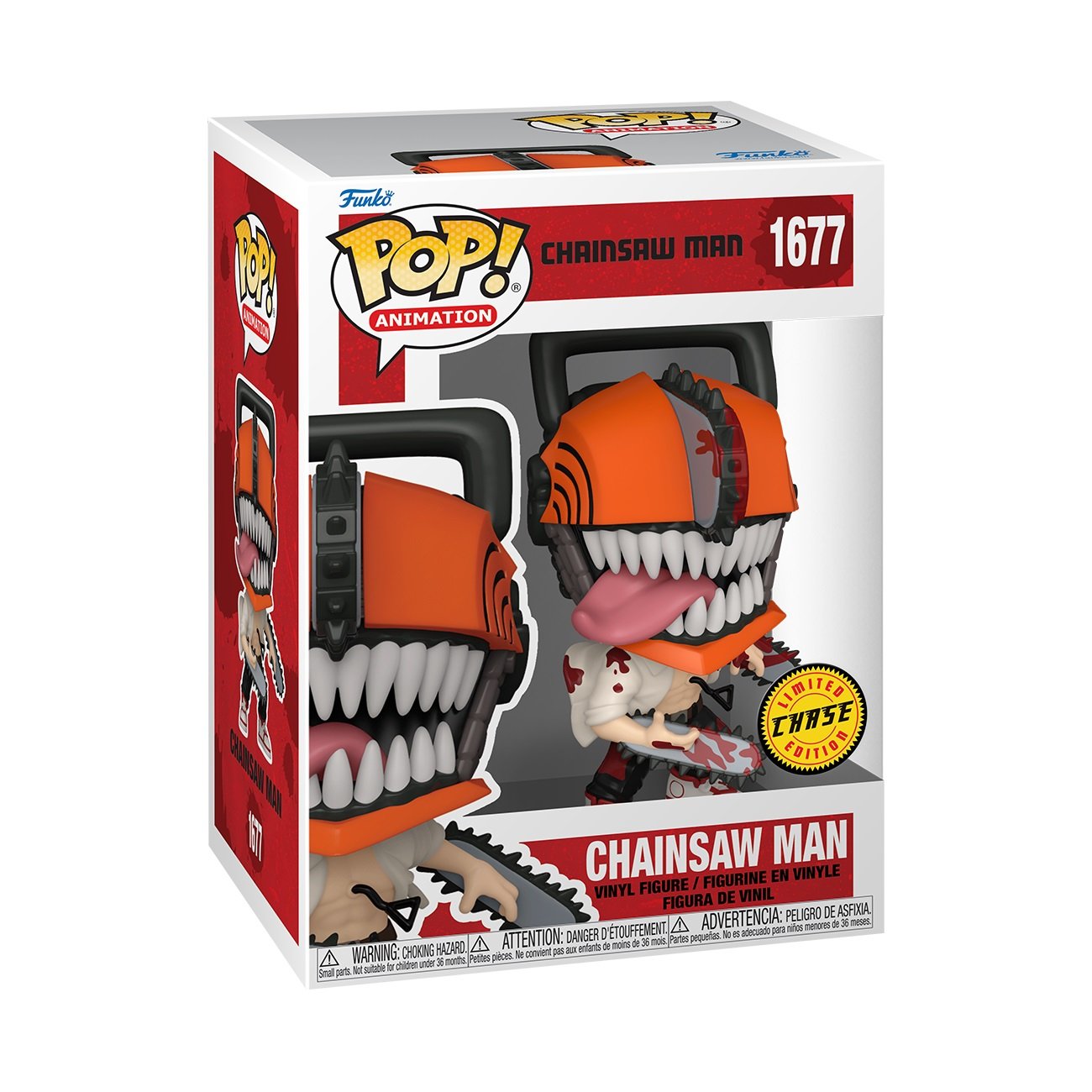 Funko Pop! Animation: Chainsaw Man - Chainsaw Man (Chance of Bloody Chase Edition) - flash vidéo