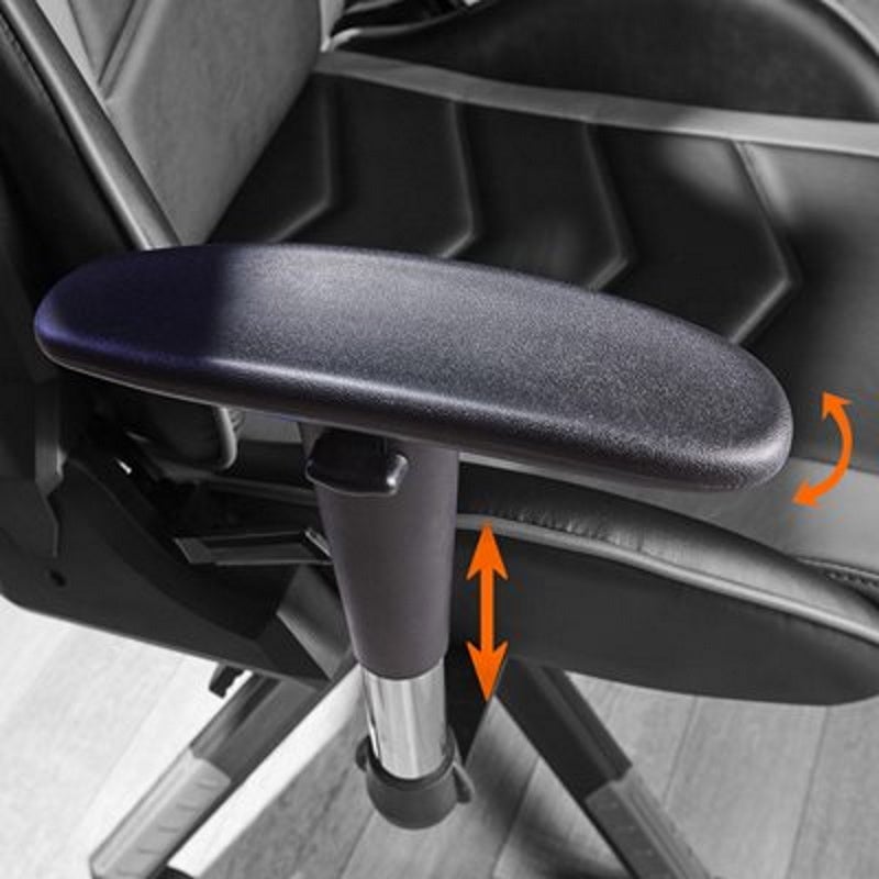X Rocker - Bravo PC Office Blue and Black Gaming Chair - flash vidéo