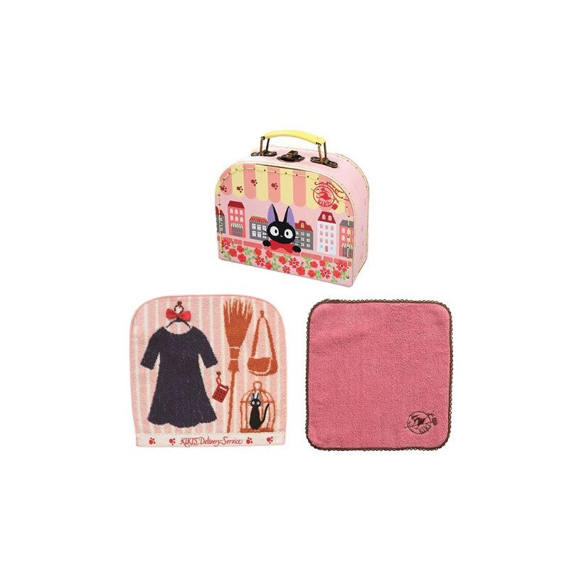 VALISETTE CADEAU JIJI AVEC 2 MINI-SERVIETTES - KIKI LA PETITE SORCIÈR