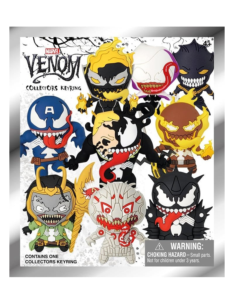Marvel - Assortiment en blind box de figurines de sac de collection Venom en mousse (Série 1) (24 pcs) - flash vidéo