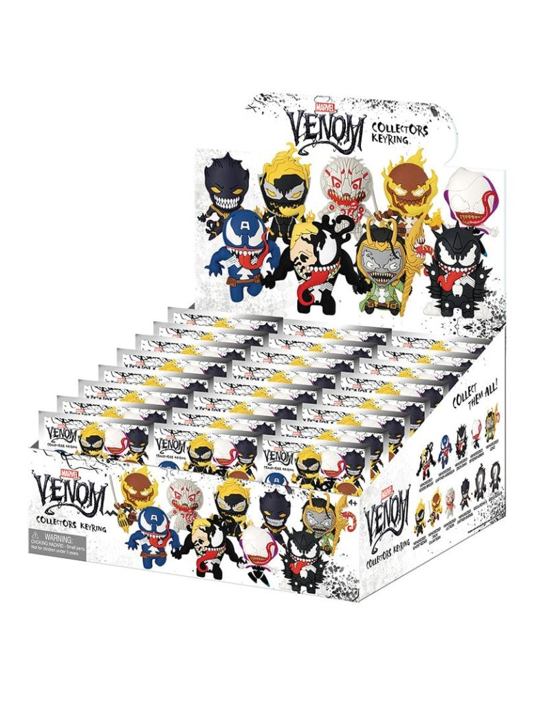 Marvel - Assortiment en blind box de figurines de sac de collection Venom en mousse (Série 1) (24 pcs) - flash vidéo