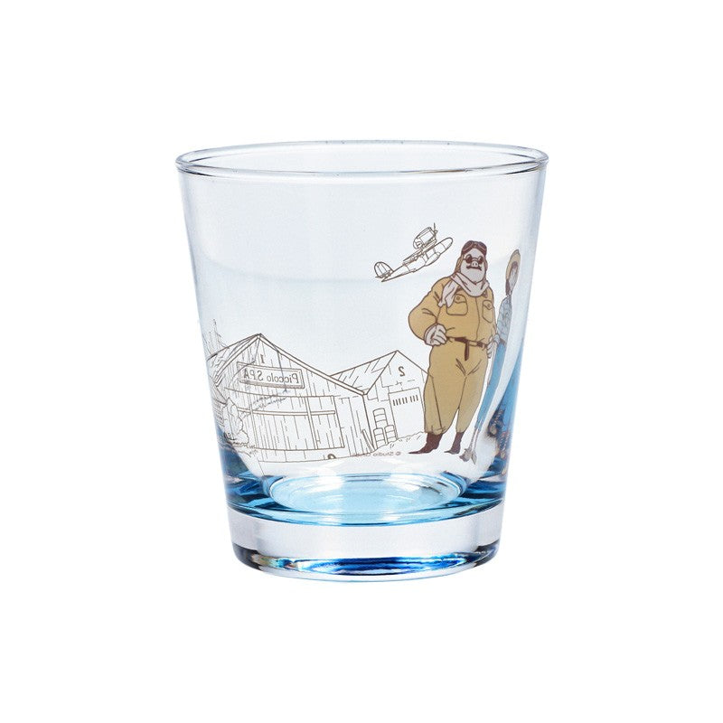 VERRE DÉCORÉ MARCO & FIO - PORCO ROSSO