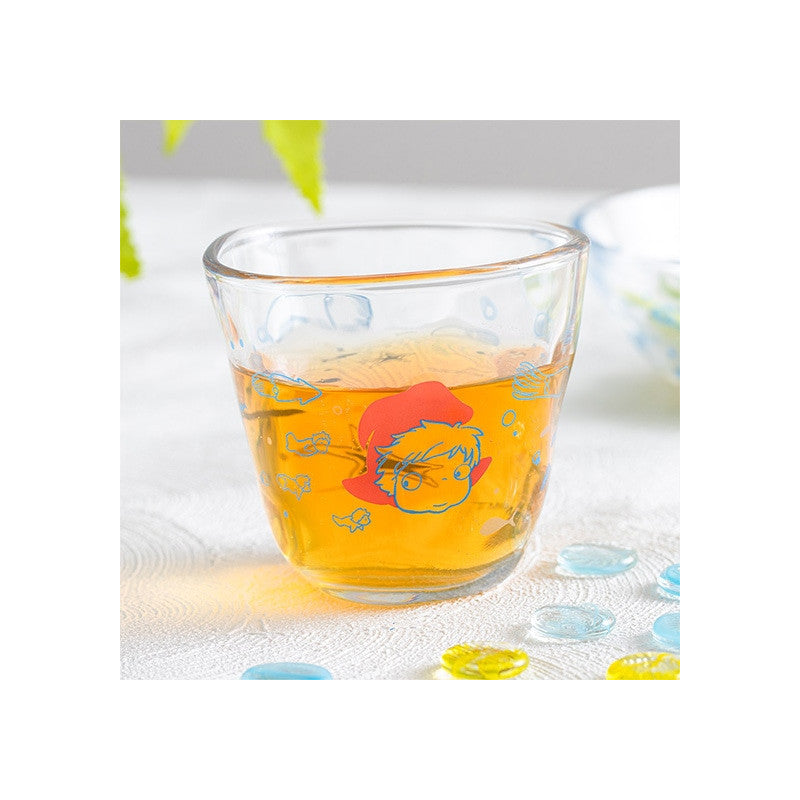VERRE TRANSPARENT PONYO SOUS LA MER - PONYO SUR LA FALAISE