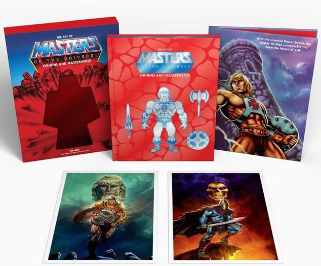 Masters of the Universe Art book Origins and Masterverse Deluxe Edition *ANGLAIS*